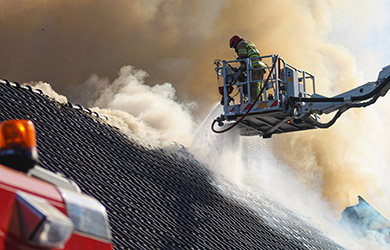 Brand op Hollandsestraat in Ridderkerk