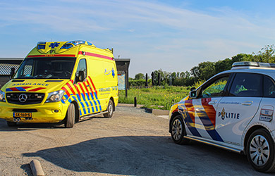 Ongeval met letsel op A10 Re in Amsterdam