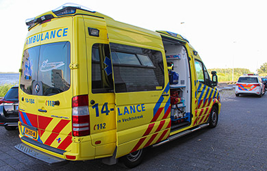 Ongeval met letsel op A6 Re 53 in Almere