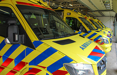 Hulpdiensten uitgerukt voor medisch incident op Prof. W.H. Keesomlaan in Amstelveen