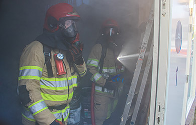 Middelbrand op Blokenstraat in Achtmaal