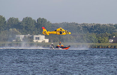 Brand op Berghaven in Hoek